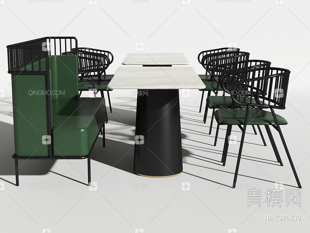 餐厅卡座 餐桌椅