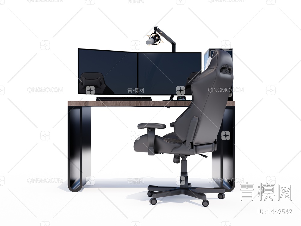 直播电脑桌椅组合