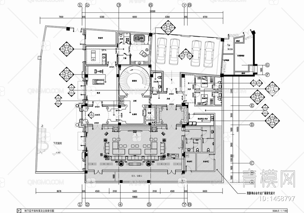 豪华别墅CAD施工图+效果图+方案文本 豪宅 私宅 别墅 样板房 家装 洋房