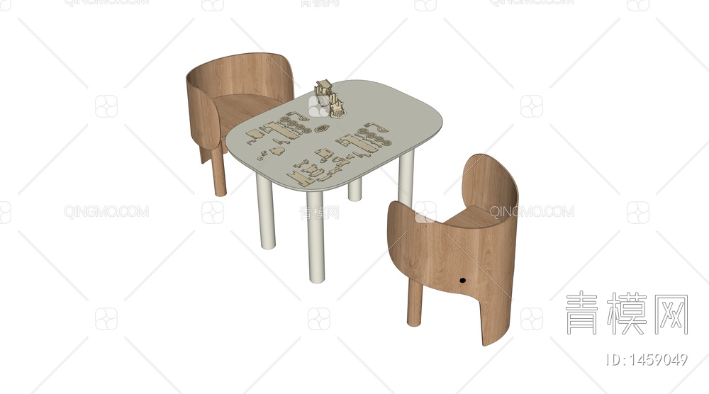 儿童玩具桌椅组合