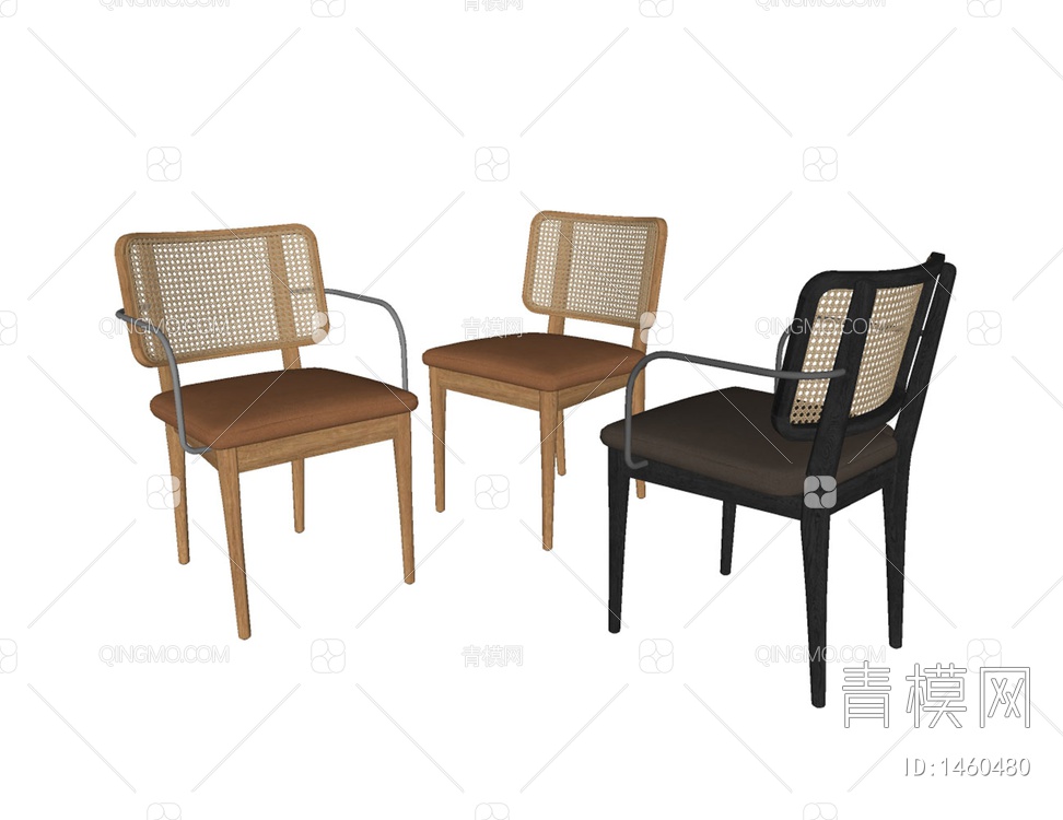 藤编单椅 椅子
