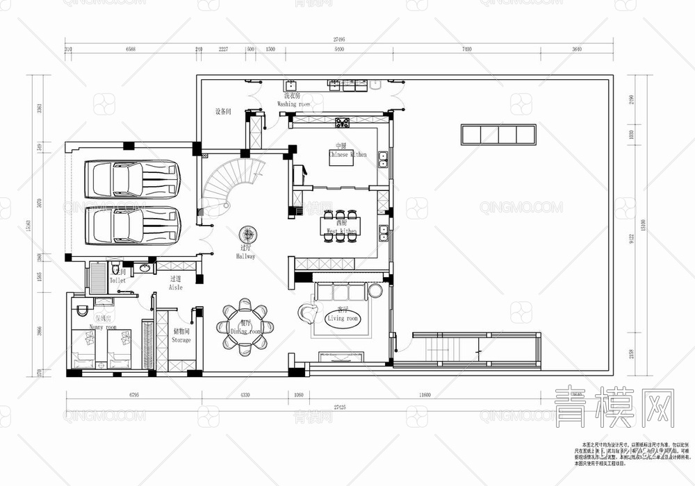 四层别墅平立面CAD施工图+实景照 别墅 豪宅 私宅 洋房 样板房