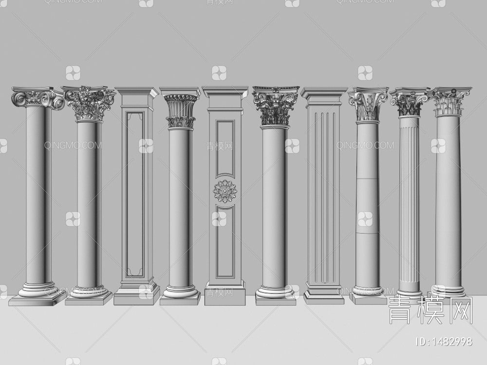 罗马柱 门庭柱