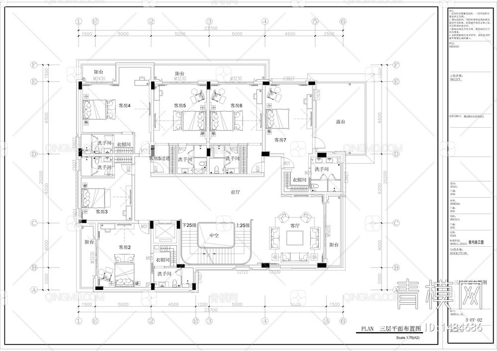 独栋别墅CAD施工图 别墅 豪宅 私宅 洋房 样板房