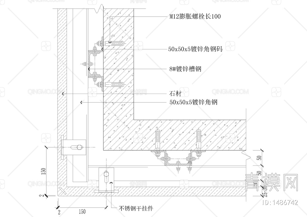 商业建筑外立面施工图