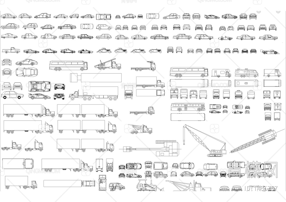 2022设计师CAD交通工具专用图库
