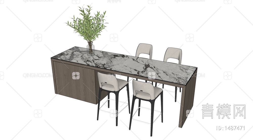中岛台 餐桌椅