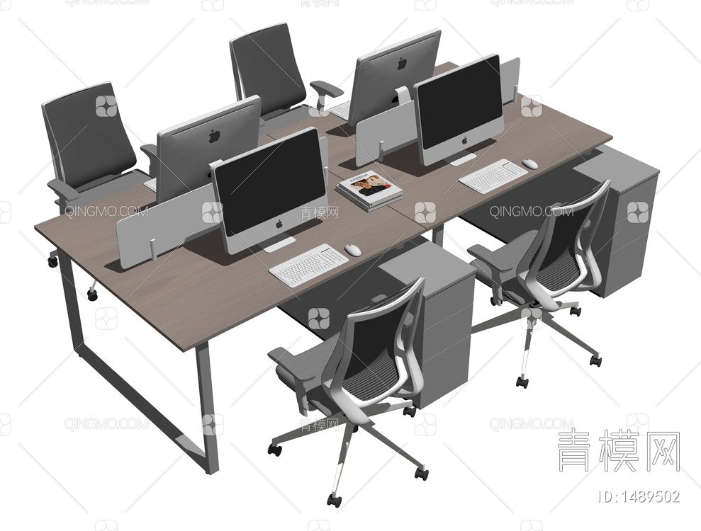 员工办公桌椅 多人办公桌 电脑桌