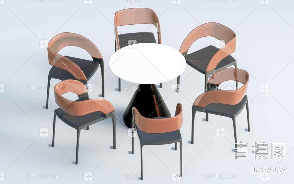 休闲桌椅 圆形会议桌