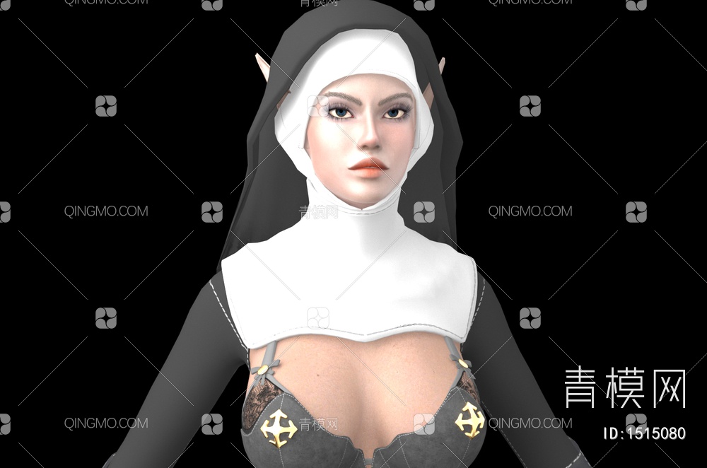 圣女修道士院女人修女数字人女人小姐姐美女模特长腿
