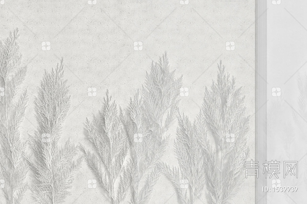 灰色植物壁纸