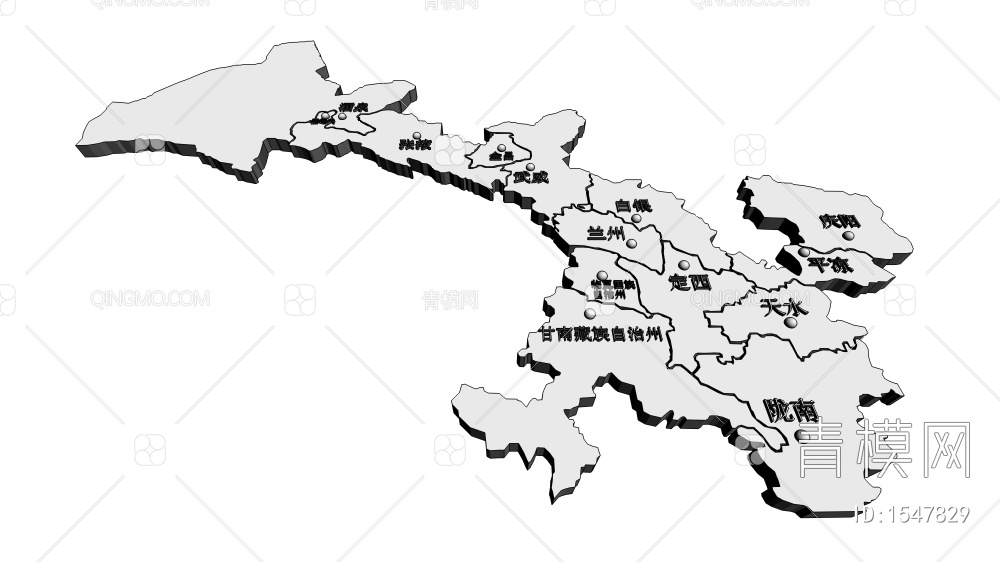 甘肃地图