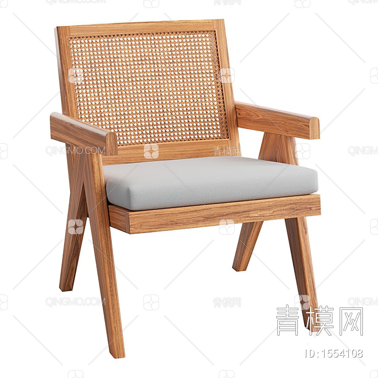藤编椅