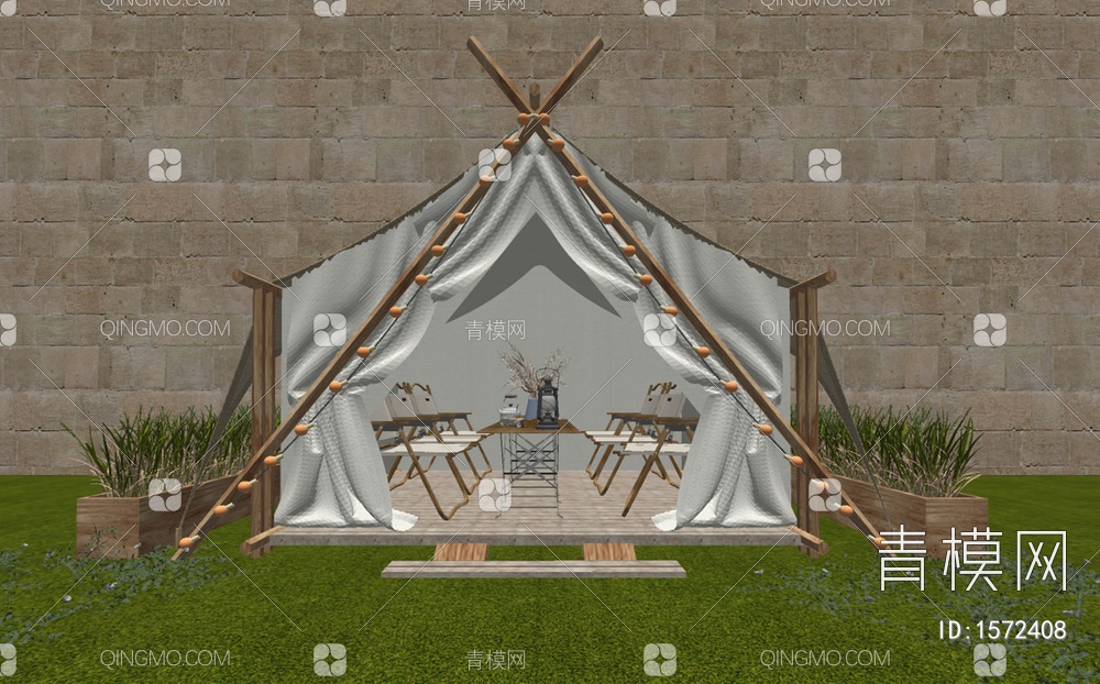帐篷 露营地 蒙古包