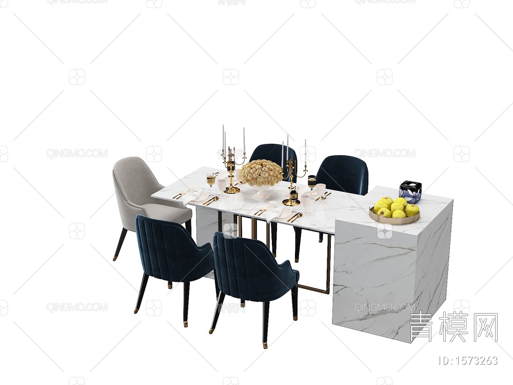 岛台餐桌椅