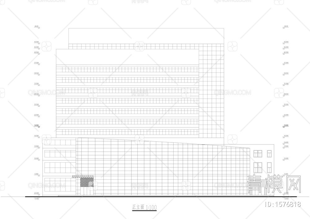 宾馆建筑方案设计图纸