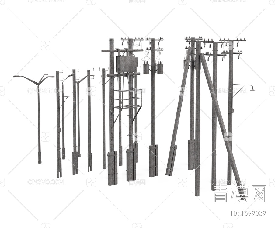 工业器材 废弃电线杆