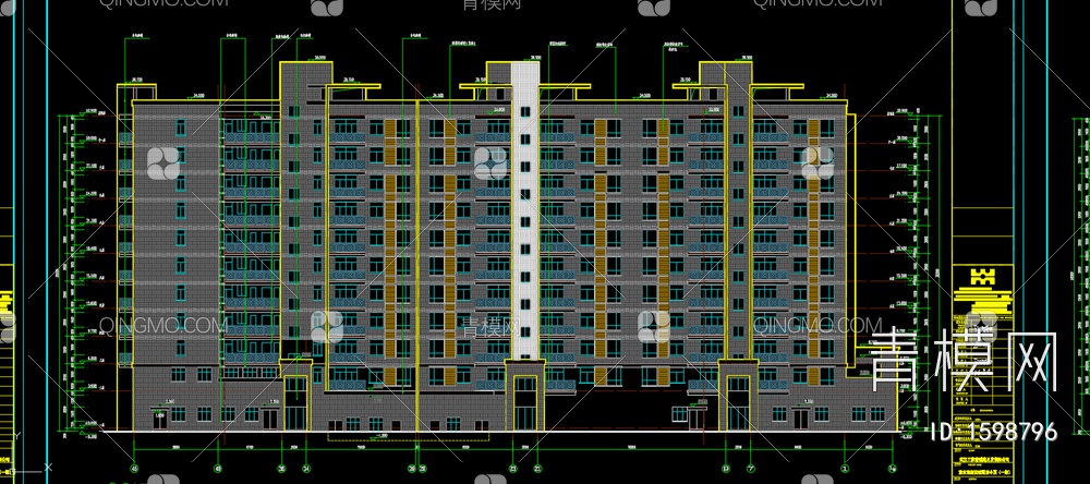 住宅区建筑施工图