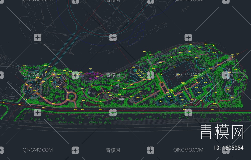 100套公园景观设计CAD施工图