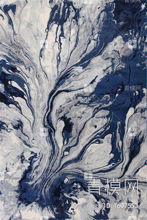水墨抽象地毯水纹地毯