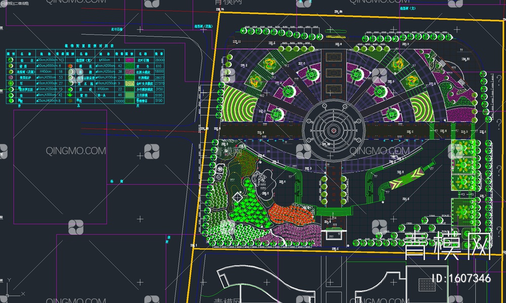 27套精品广场公园景观CAD图纸