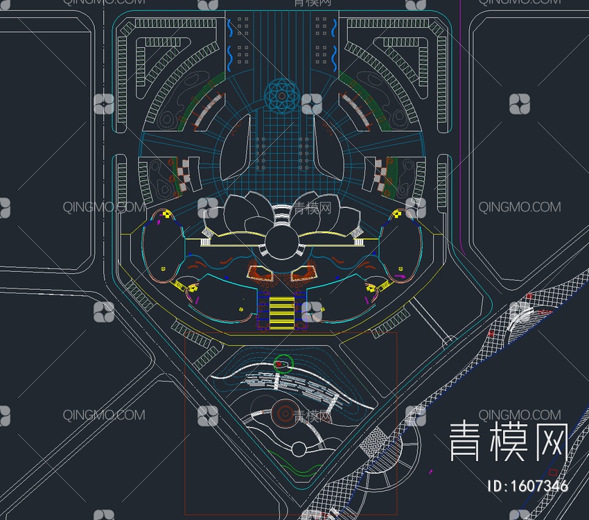 27套精品广场公园景观CAD图纸