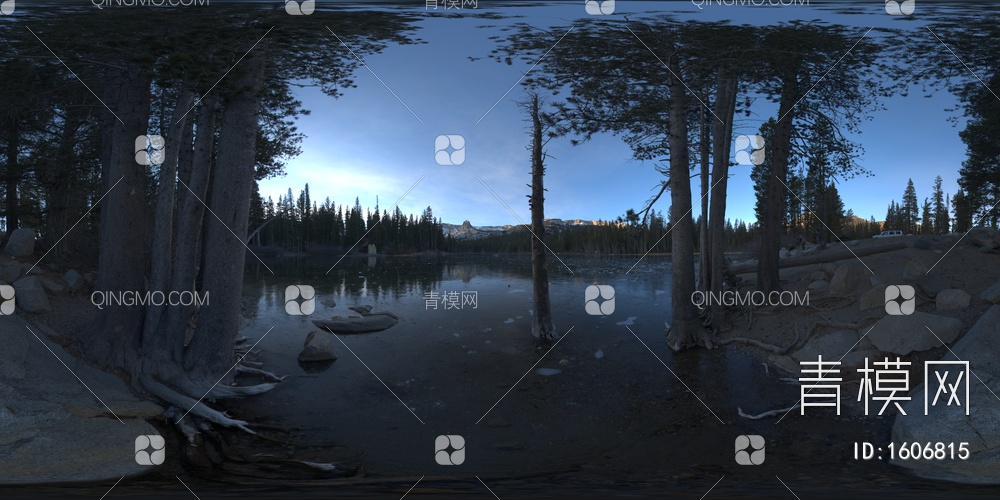 户外森林湖泊HDR贴图