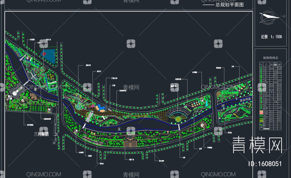 34套滨水湿地河道公园景观CAD施工图