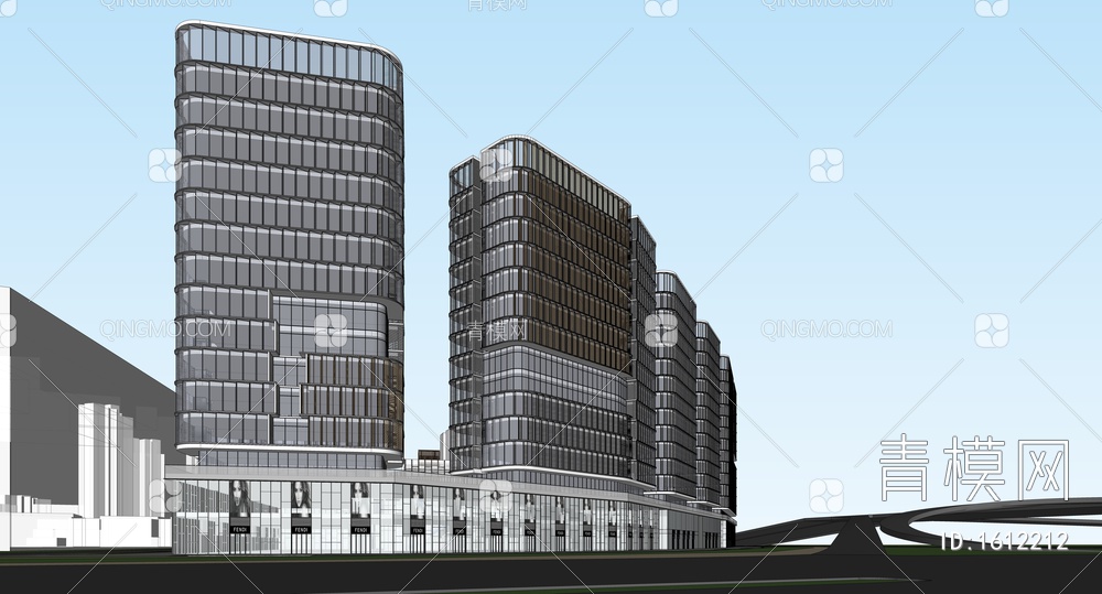 高层办公楼 产业园 工业园 总部办公 企业总部