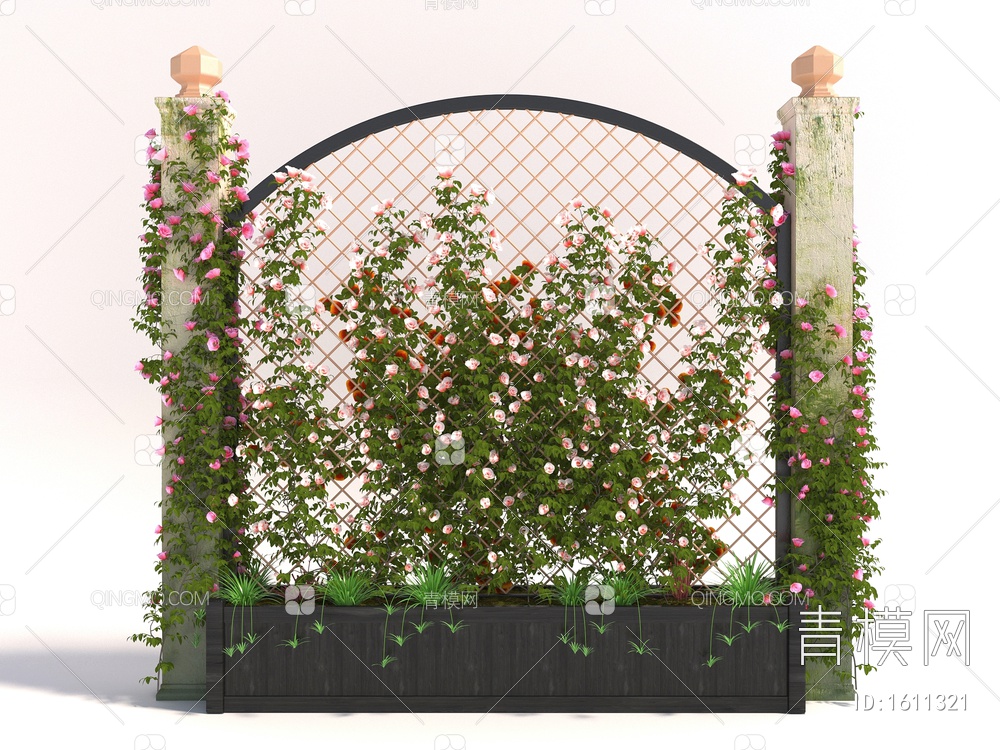 花卉篱笆墙