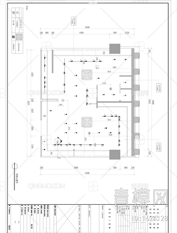 奶油风服装店施工图