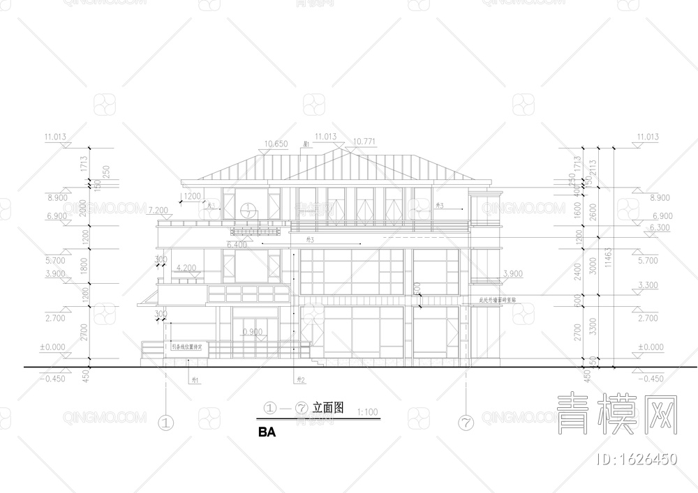 三层经典别墅建筑