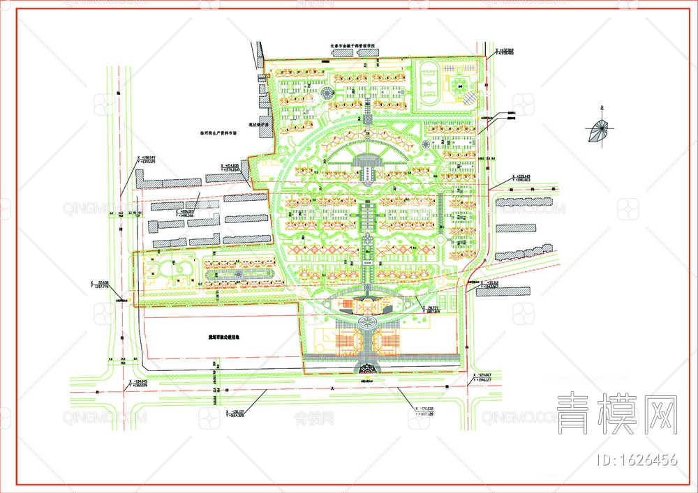 经典实用居住小区规划CAD图