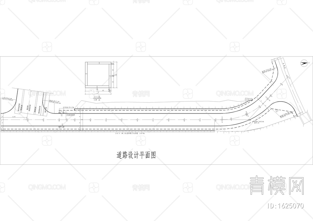 道路和人行肓道、巷口坡道详图