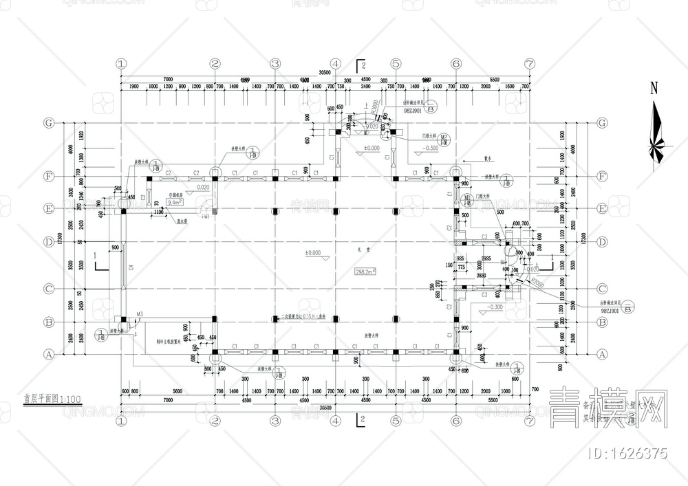 教堂全套建筑图