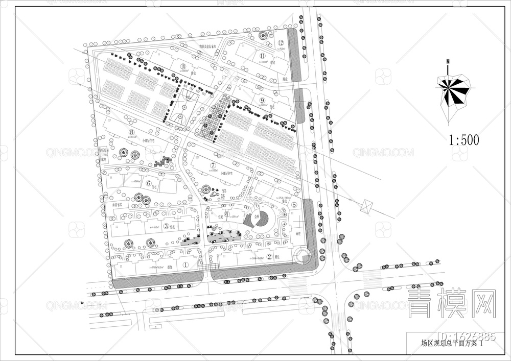 小区规划图