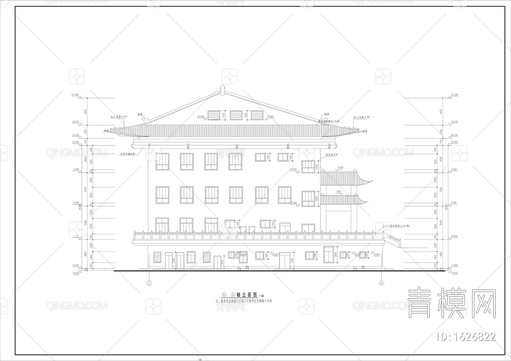 静音寺建筑施工图