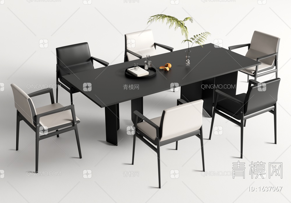Cassina餐桌椅组合 餐桌椅