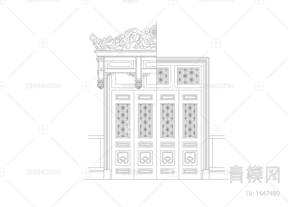 中国古建构件示例