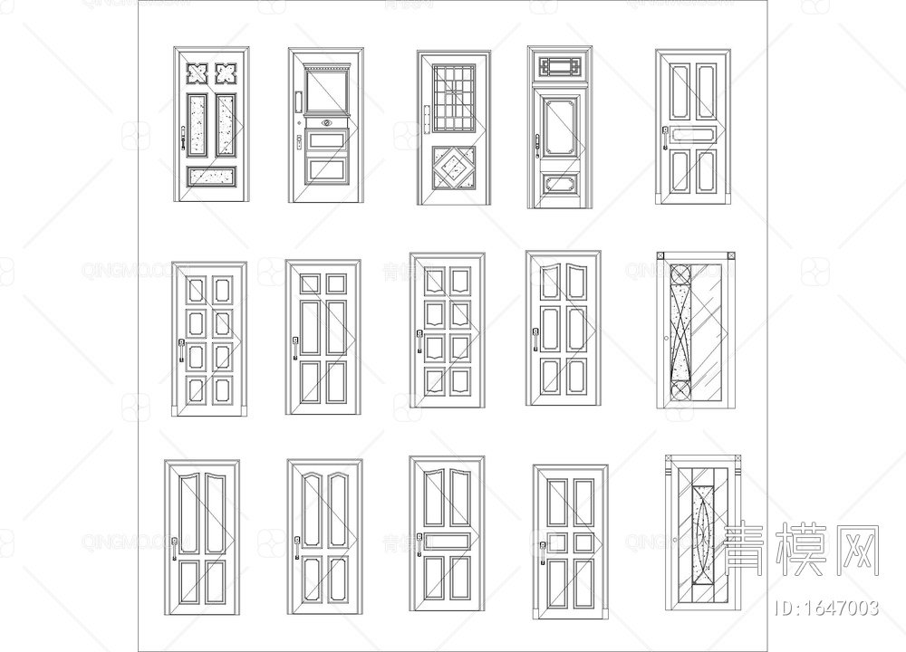 门花纹图例合集
