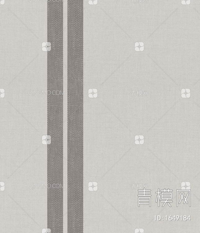 日系灰色条纹布料贴图6
