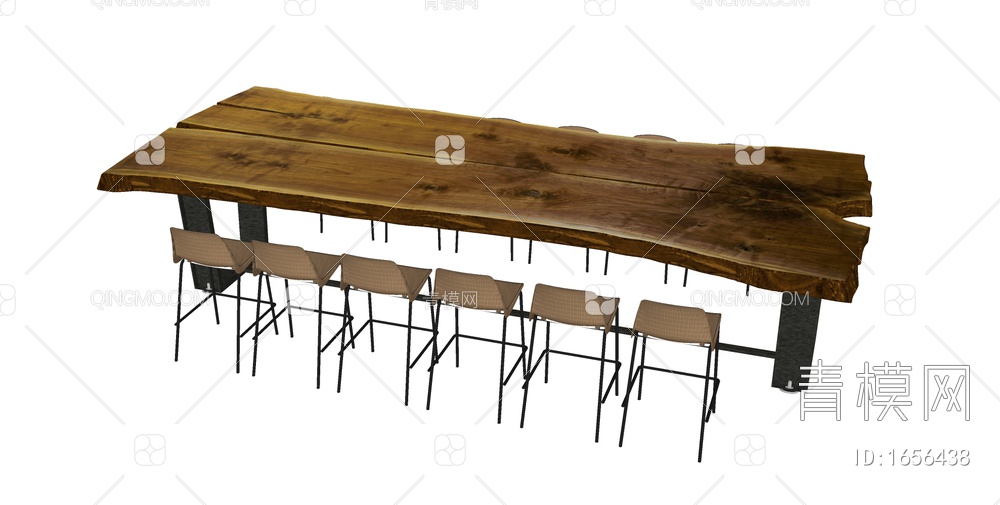 餐桌椅 木板 吧台椅