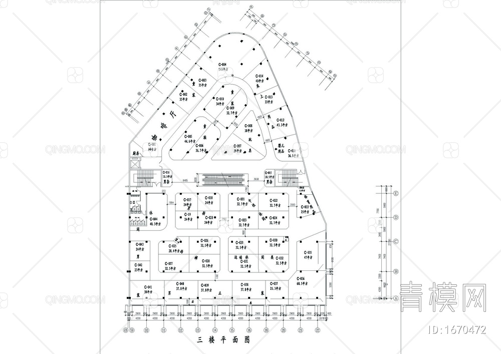 百货商城CAD平面布局图