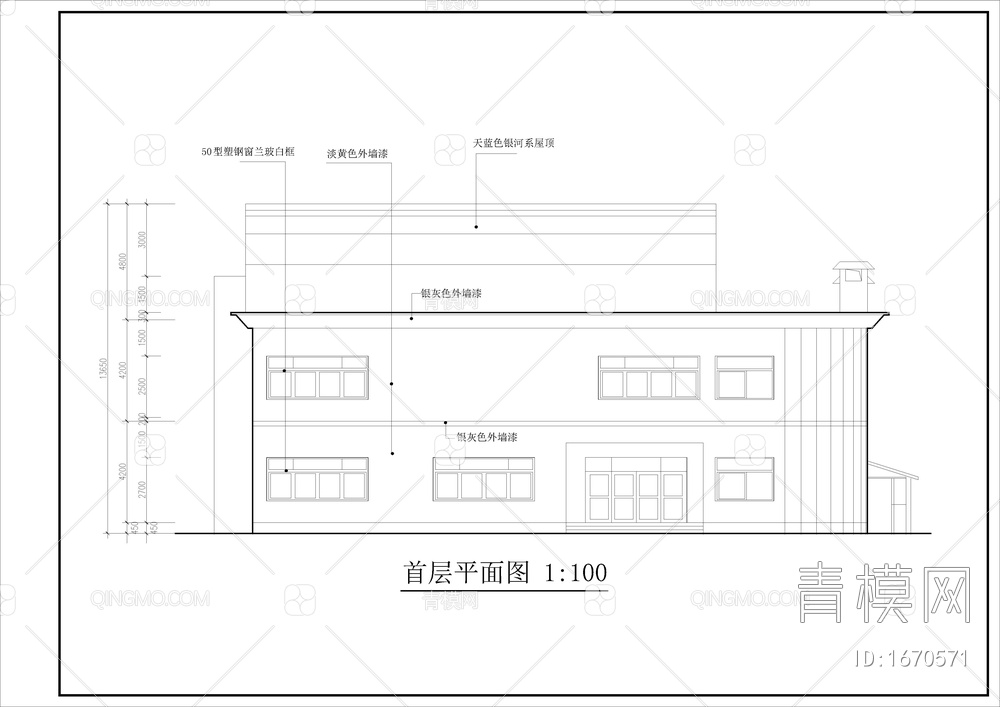 大学高校餐厅cad整套设计图