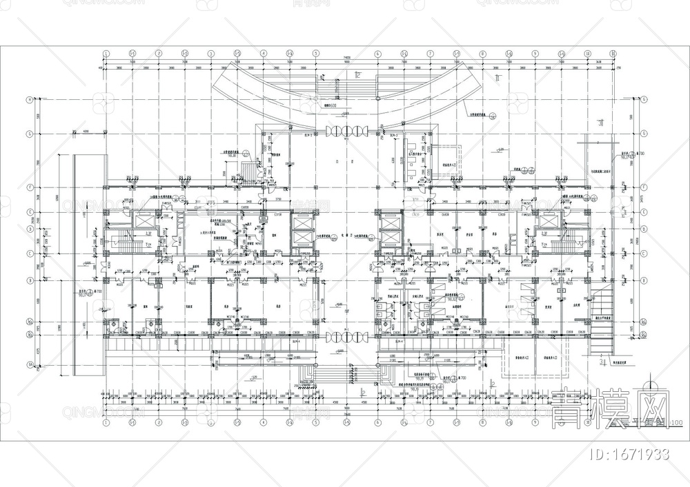 市医院建筑施工图CAD图