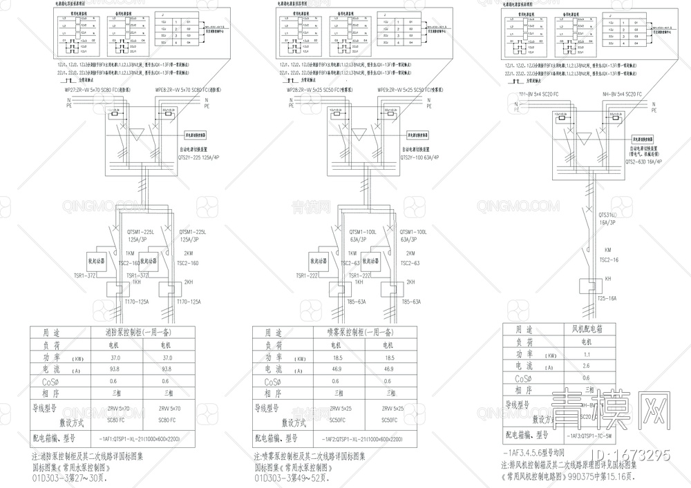配电箱标准接线CAD图