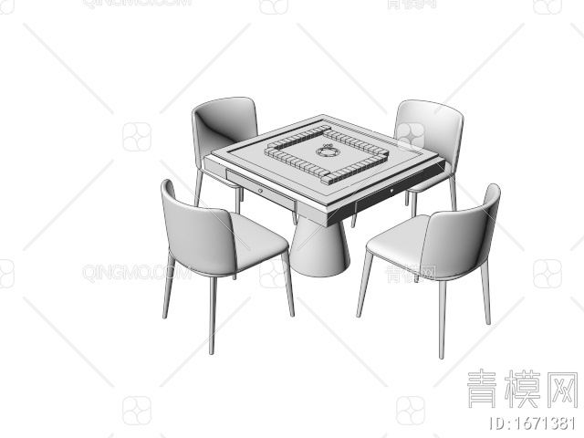 麻将桌 棋牌桌 休闲桌椅
