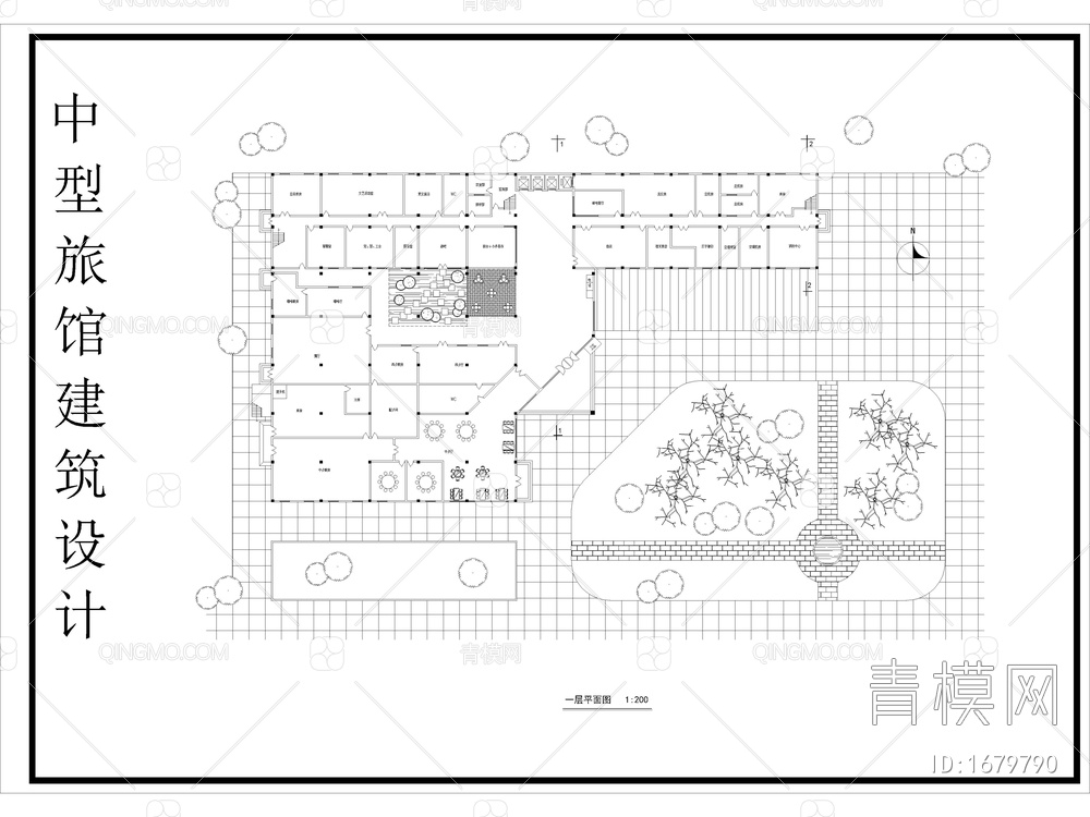 50套旅馆宾馆CAD建筑图