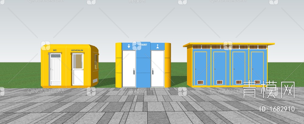 公厕 公共卫生间 洗手间 景区卫生间 移动卫生间 户外桌椅