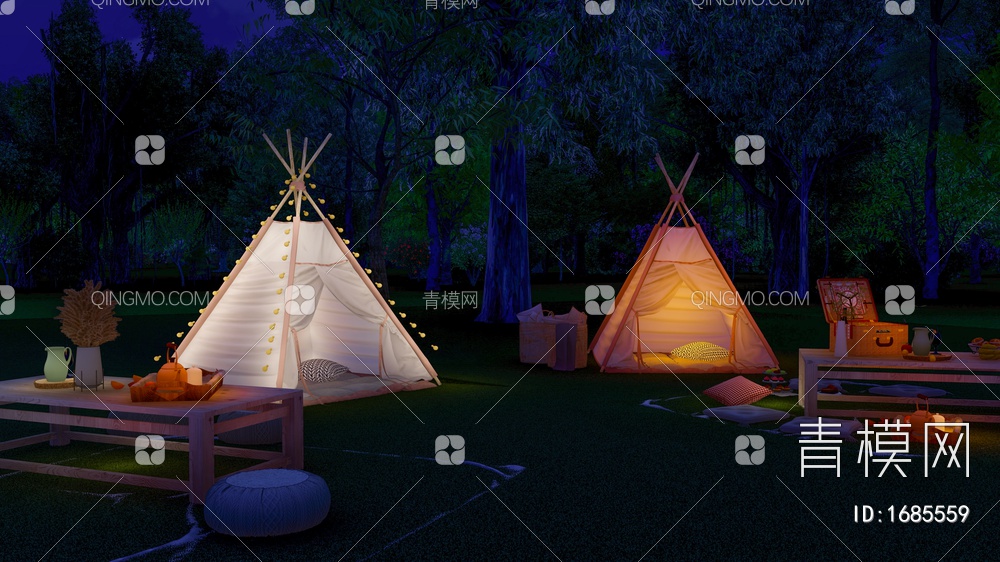 景观帐篷 野餐露营 户外烧烤 网红摄影地 摄影打卡